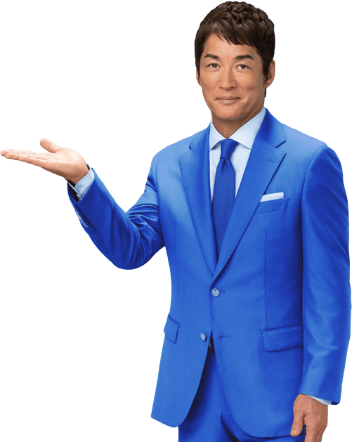 お問い合わせへ長嶋一茂さんが誘導